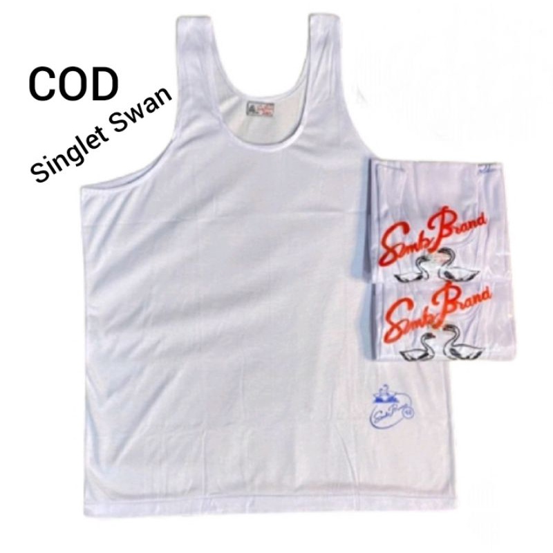 COD KAOS SINGLET PRIA SWAN TERMURAH