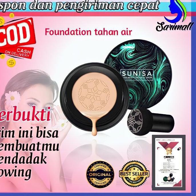 ❁ sunisa original 100% /  bedak basah glowing / bedak cair glowing / alas bedak glowing tahan lama a