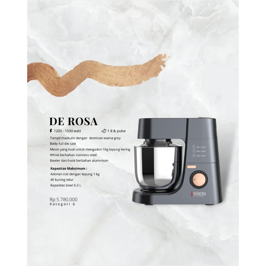 MIXER DE ROSA SIGNORA ADONAN KUE MIXER SIGNORA