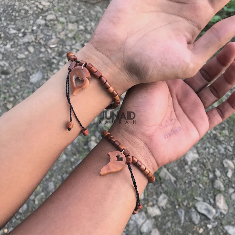 Gelang Kaokah Couple Polos Love Gembok Belah Tanpa Ukir Nama Kopel Kaoka Kokka Koka Kaukah Kaukah kokkah kokah Fukaha