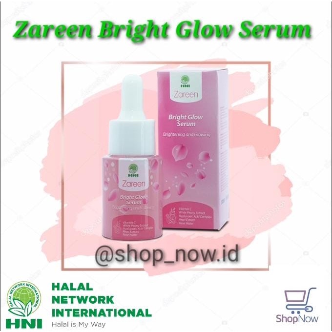ZAREEN BRIGHT GLOW SERUM HNI HPAI || Serum Wajah