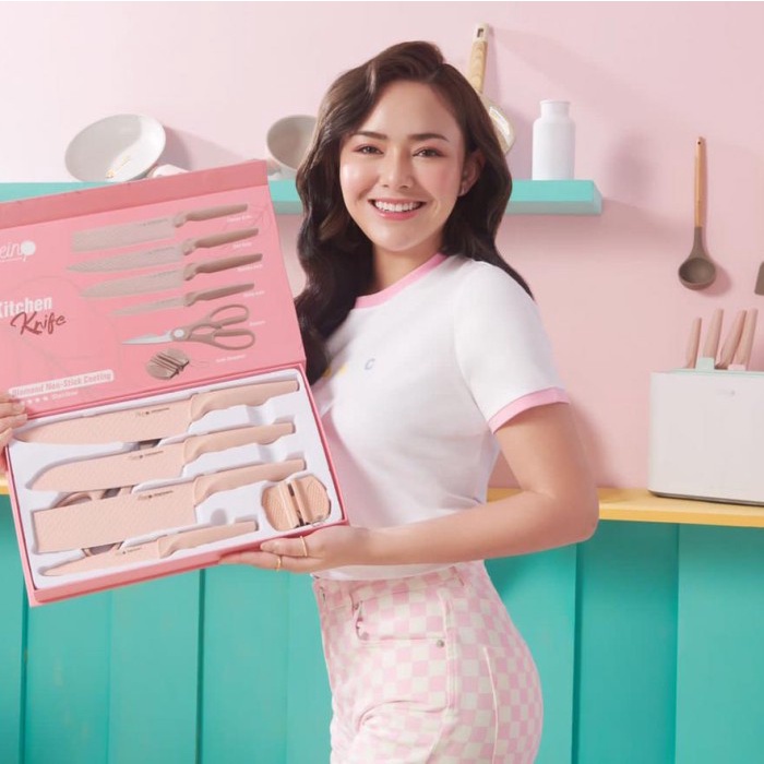 [Pisau Dapur] Stein Knife Diamond Pisau 6 In 1 [Knife]