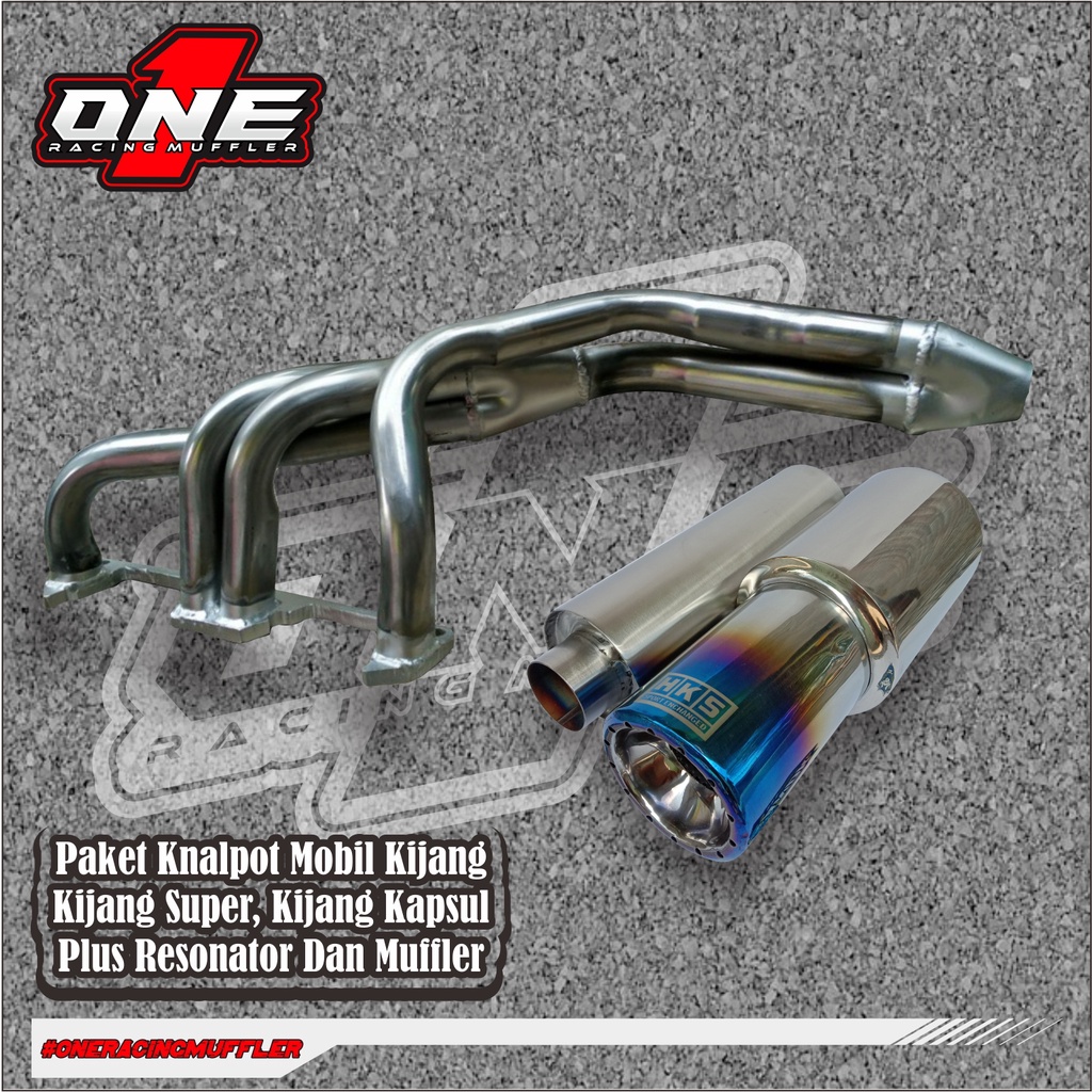 Paket Knalpot Mobil Kijang,Kijang Super, Kijang Kapsul + Resonator Dan Muffler