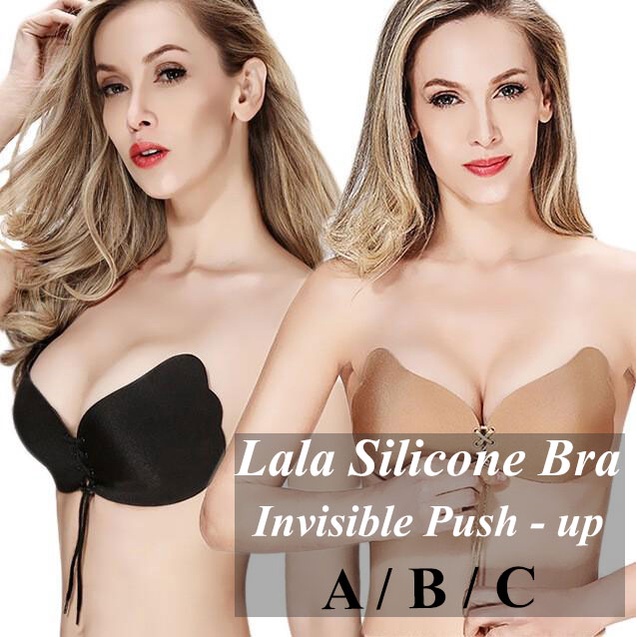 MI SHOPINN - NU Bra Wings Bra BH Tempel V Invisible Push Up Bra Wanita Tanpa Tali