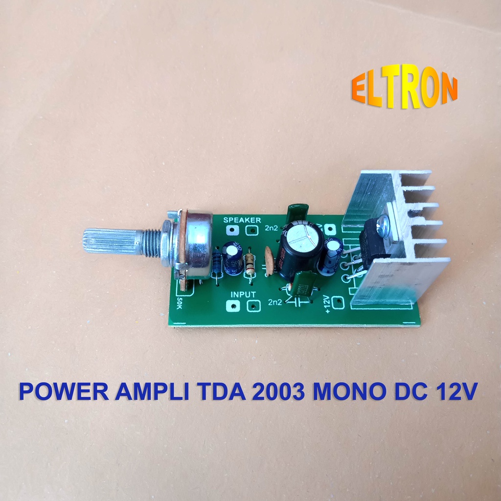 Kit Power Mono TDA 2003 plus Potensio