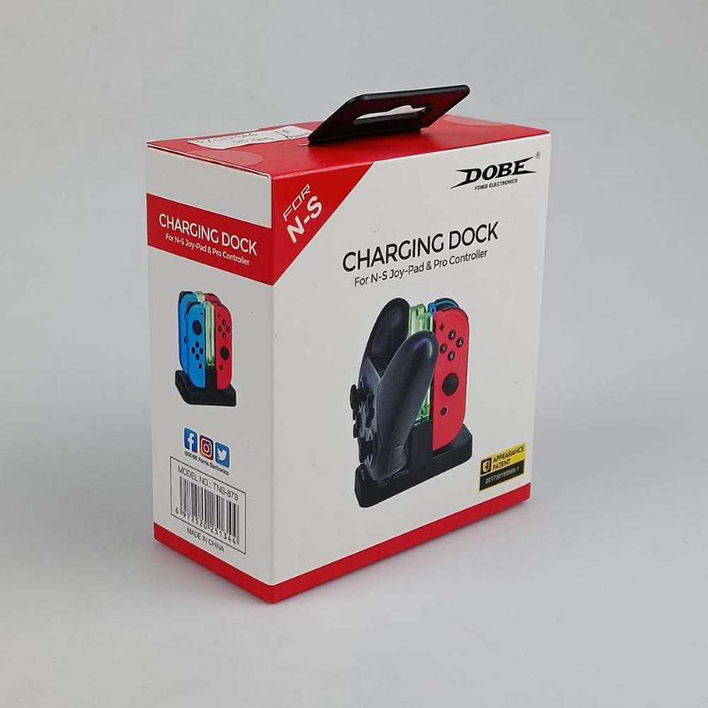 DOBE Charging Dock Stand LED 4 in 1 for Nintendo Switch Joy-Con - TNS-879