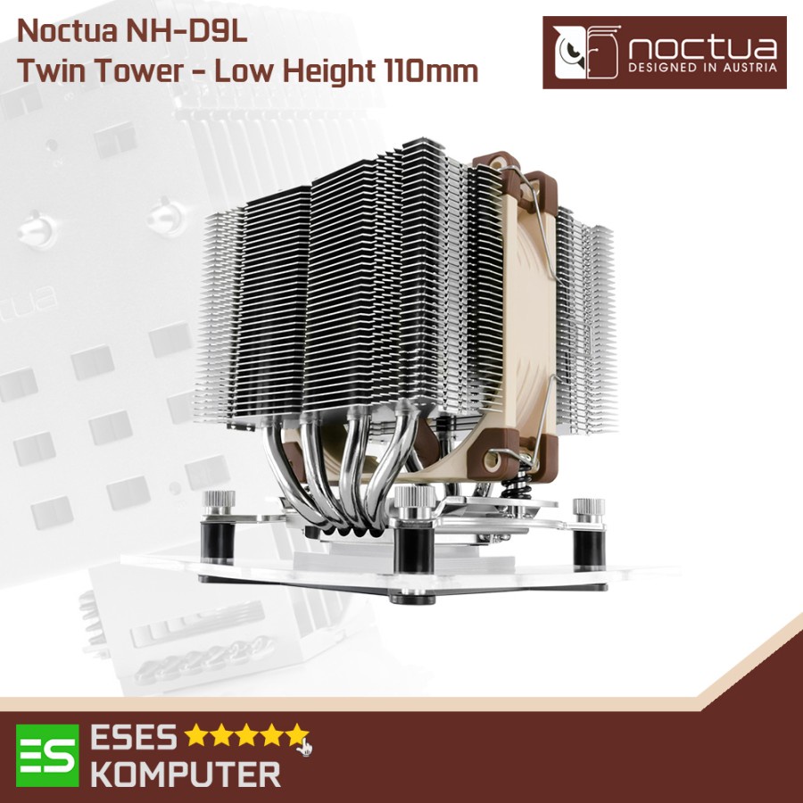 HSF Noctua NH-D9L PWM | Twin Tower Low Height | CPU Air Cooler