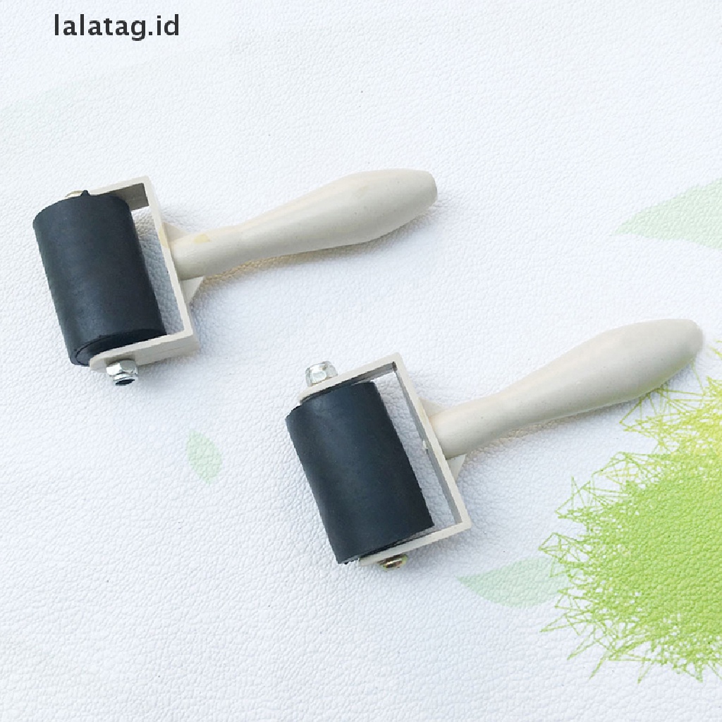 [lalatag] Karet Clay Roller Gerabah Rolling Pin Alat Pemodelan Anti Lengket Brayer Art Clay [ID]