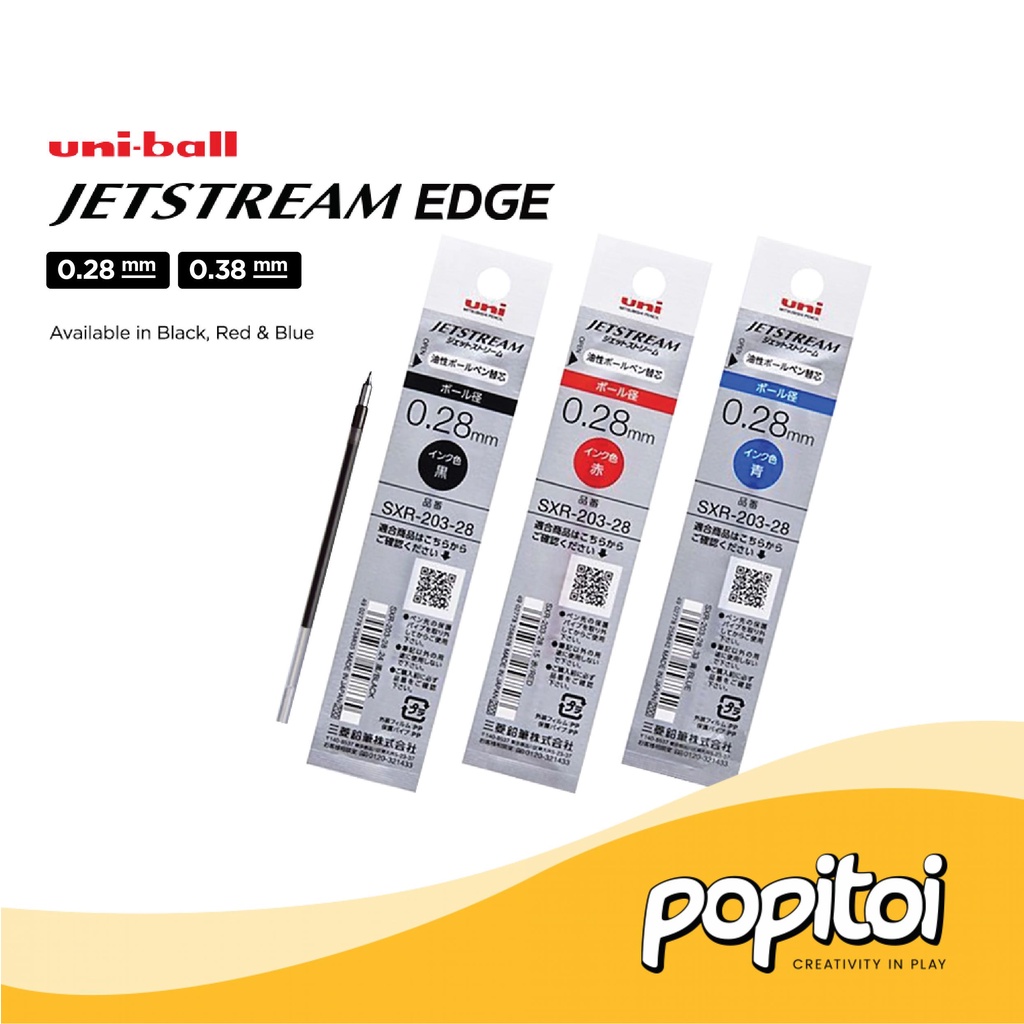 

Uniball SXR-203 REFILL for Jetstream EDGE 0.28 0.38 mm Uni Ball Ballpoint Pen