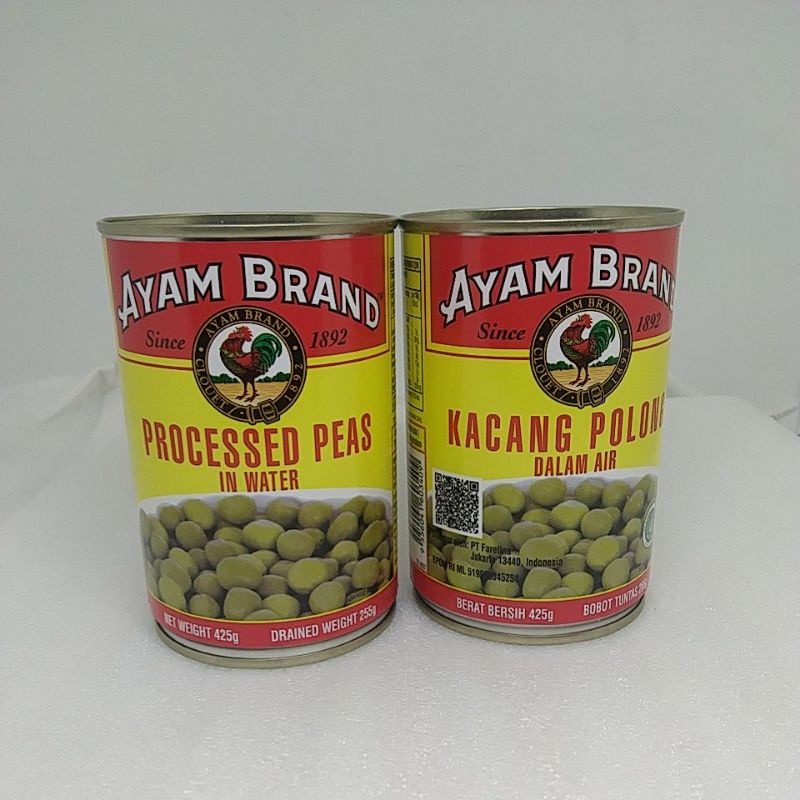 

processed peas in water/kacang polong dalam air