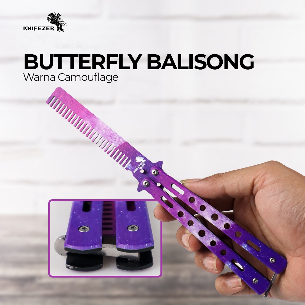 SISIR LIPAT BUTTERFLY BESI PRIA RAMBUT COWOK BALISONG LAKI BENCHMADE COMPILATION TRICK