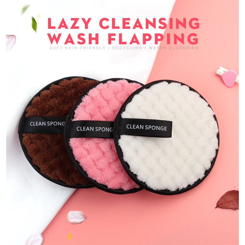 Makeup Remover Pad Puff Penghilang Riasan pada Wajah