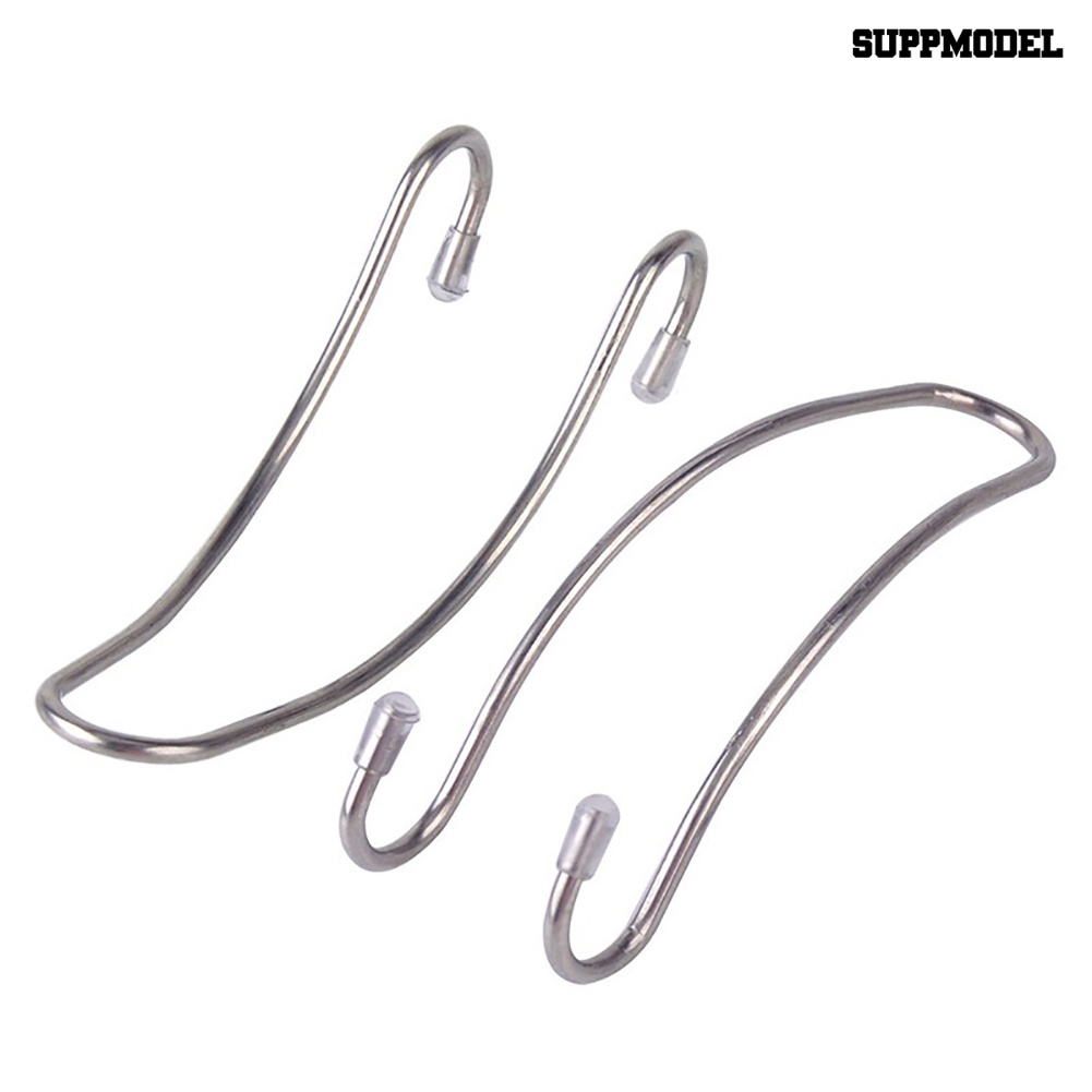 [SM] 2pcs Kursi Mobil Belakang Stainless Steel Hook Bag Gantungan Baju Holder Organizer