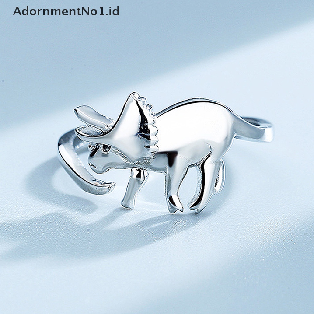 [AdornmentNo1] Cincin Dinosaurus Untuk Wanita Brontosaurus Stegosaurus Cincin Dinosaurus Cincin Dapat Disesuaikan Hadiah [ID]