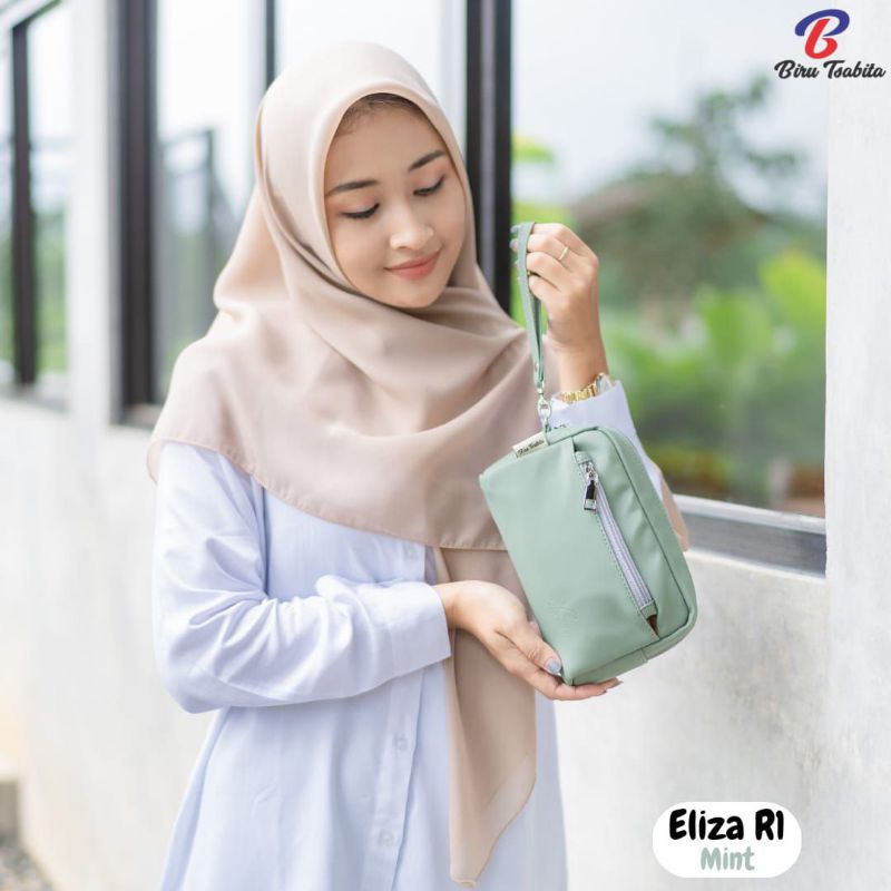 Biru Tsabita, Eliza R1 Dompet Wanita Panjang 2 resleting