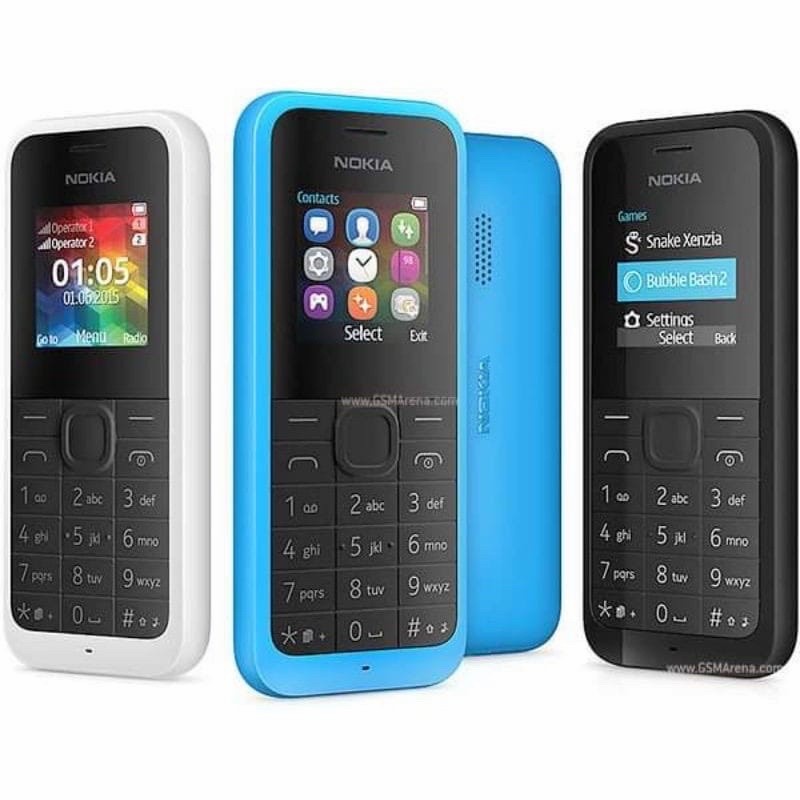 Handphone Nokia 105 2015 NEW GARANSI Hp Jadul Nokia 105 Hitam