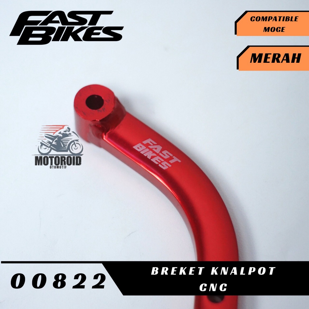 BREKET PANGKON FASTBIKES GANTUNGAN L KNALPOT NINJA CNC PANGKON GANTUNGAN KENALPOT MODEL L CNC