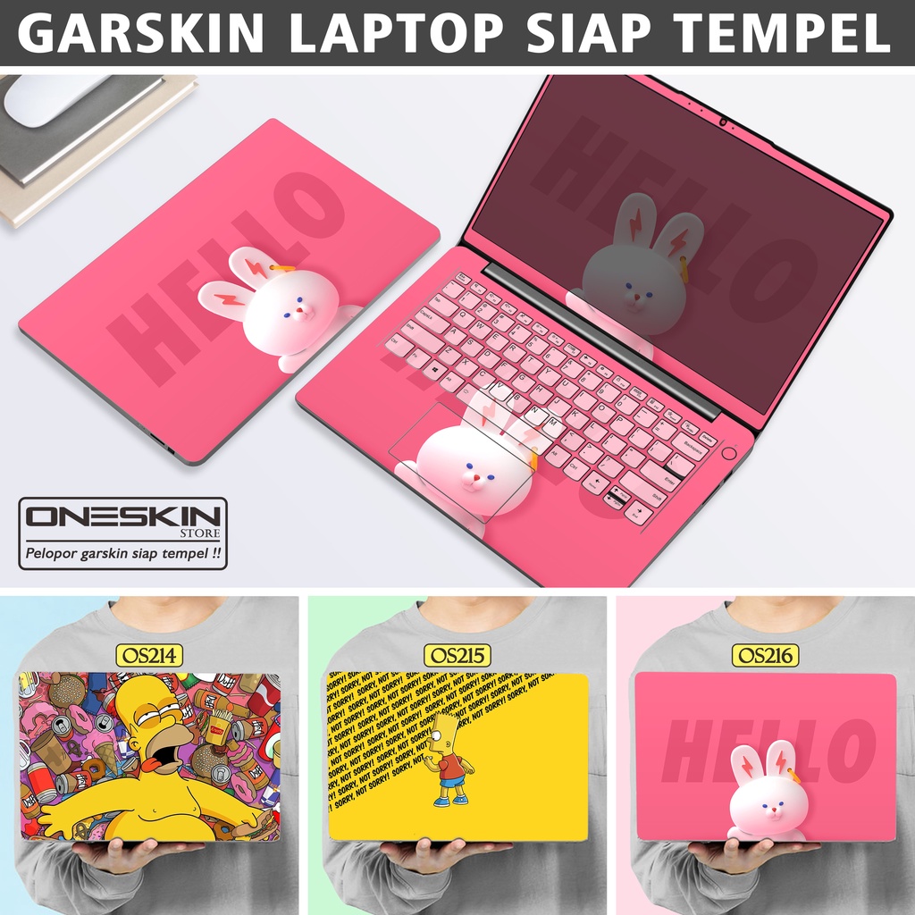 Garskin Sticker Laptop Protector Macbook Full Body Bottom Bezel Palmrest Skin Simpsons