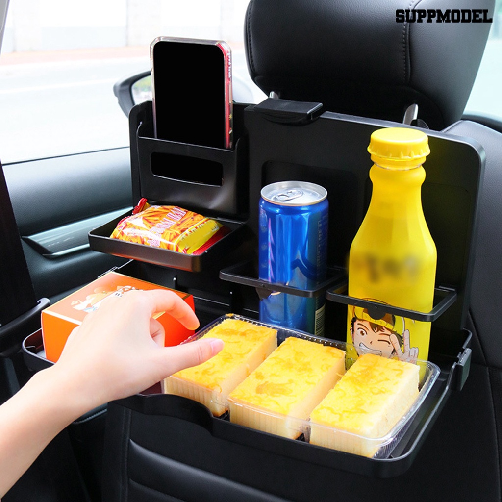 [SM] Gantungan Meja Kursi Belakang Desain Bantalan Beban Kuat Tahan Aus Mudah Dipasang Stabil Storage Organizer Lipat Kursi Mobil Back Organizer Tray Aksesori Mobil