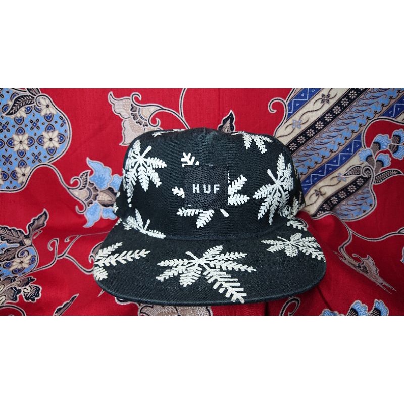 Topi Snapback HUF logo BoX Second