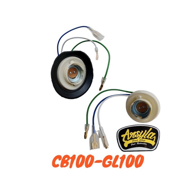 Piting Soket Lampu Bohlam Depan Honda win 100 Cb100 Cg xl125 Gl max detail original