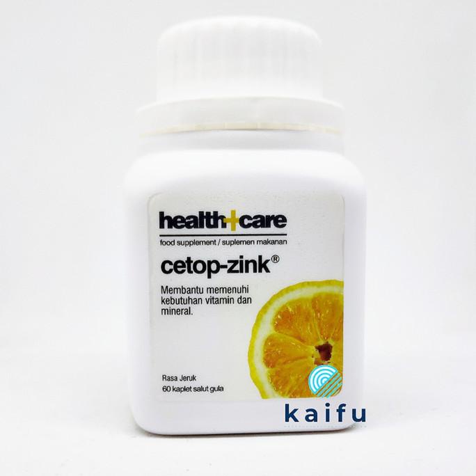 Health+Care Cetop-Zink - Suplemen Vitamin C + Zink Multivitamin Isi 60