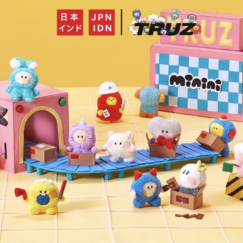 [ Ready stock ] TREASURE X LINE FRIENDS TRUZ MININI DOLL JAPAN