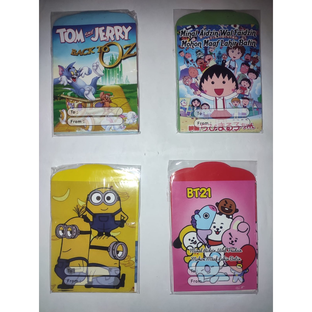 

amplop kartun lebaran unik