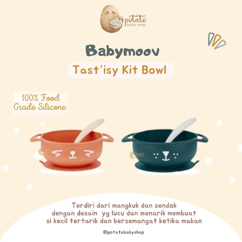 Babymoov Tast'isy Kit Bowl - Mangkuk Anak Babymoov