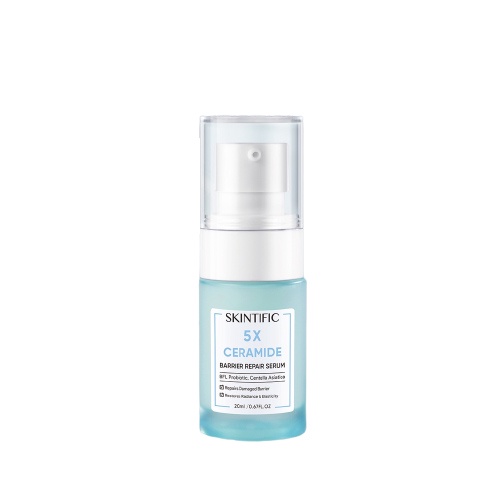 PAKET 4 Skintific 5X Ceramide Travel Size Low PH Cleanser 15gr + Soothing Toner 20ml + Barrier Repair Serum 20ml + Moisturizer Gel 6gr