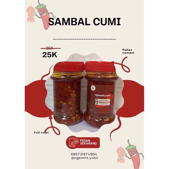 

Sambal cumi / sambel cumi