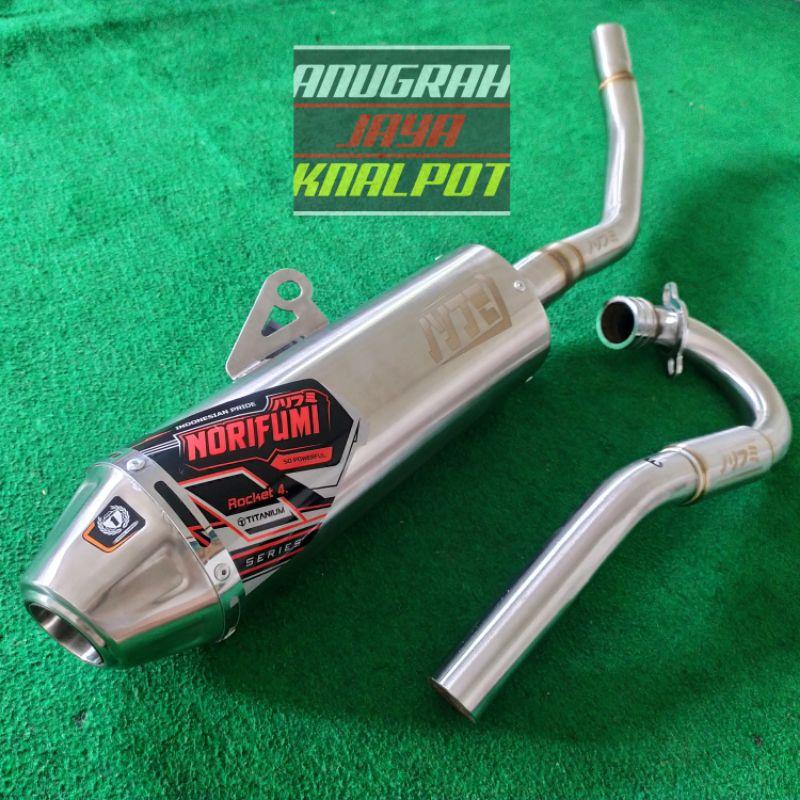 Jual Norifumi Rocket Series Titanium Paling Baru Leher Bending Klx Dt Crf Wr R Shopee