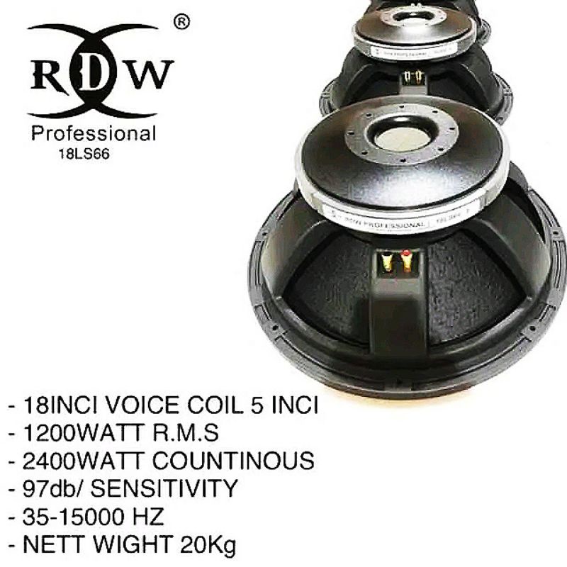 SPEAKER RDW 18LS66