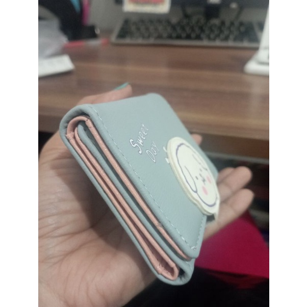 [COD] DOMPET LIPAT MINI ALA KOREA MOTIF BERUANG LUCU CUTE DOMPET ALA KOREA DOMPET FASHION WANITA