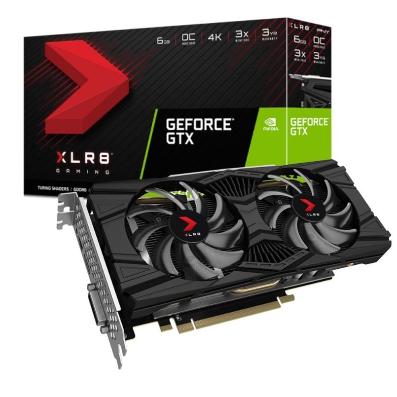 PNY GTX1660Ti 6GB DUALFAN XLR8 OCGTX 1660TI GTX 1660 TI 8GB DUAL FAN