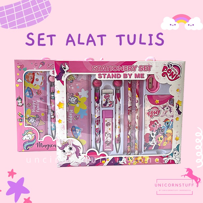 10in1 Paket Alat Tulis Set Stationary Tempat Pensil Perempuan Kado Frozen