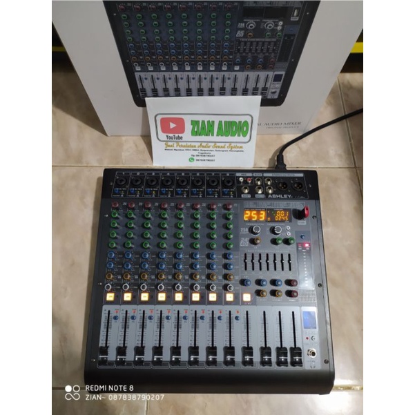 Mixer 8 chanel Ashley 8 EDITION Original sudah record