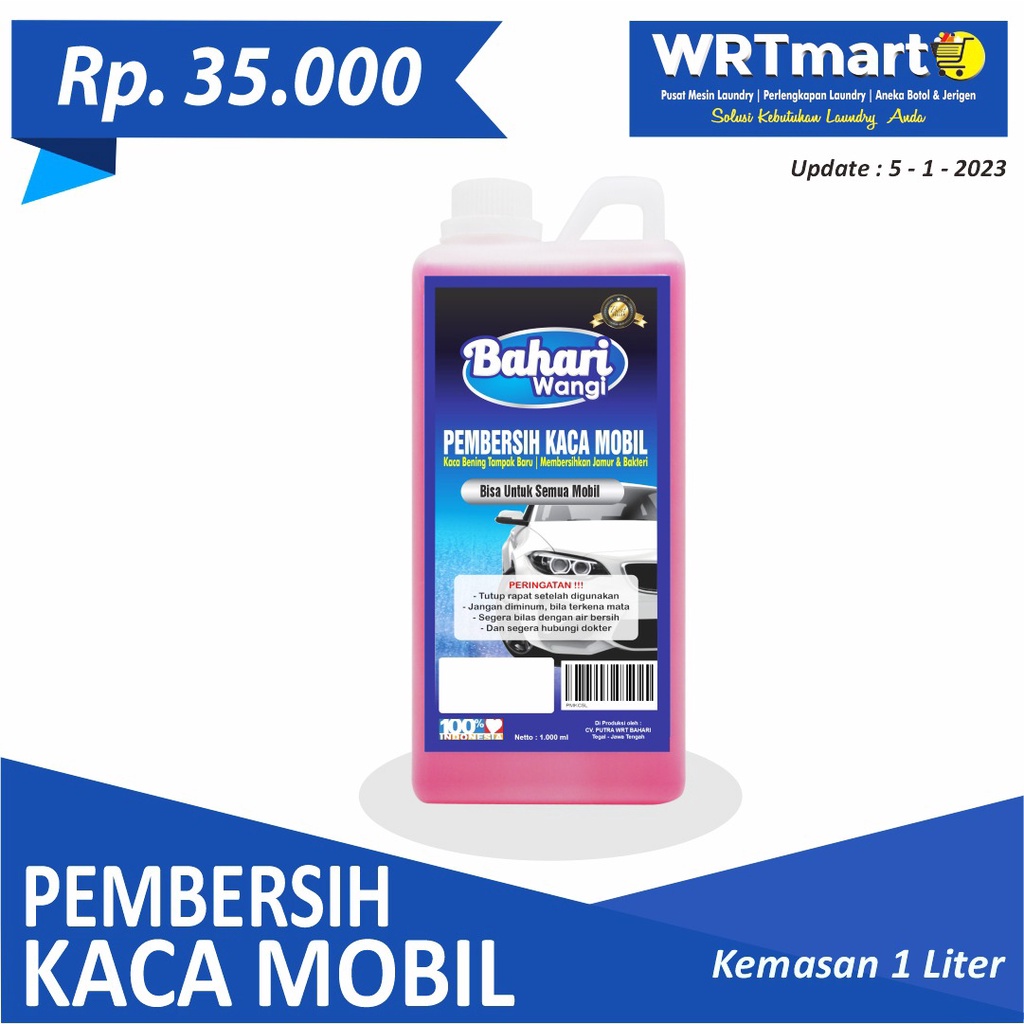 Pembersih Jamur Kaca 1 Liter / Pembersih Jamur Kaca Mobil / Anti Jamur Kaca