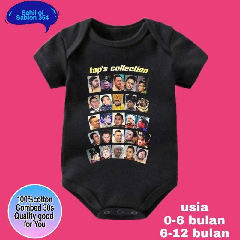 Baju bayi jumper baby KING NASSAR TOP'S COLLECTION |  KING NASSAR NASCAR karakter Anak  kaos bayi la