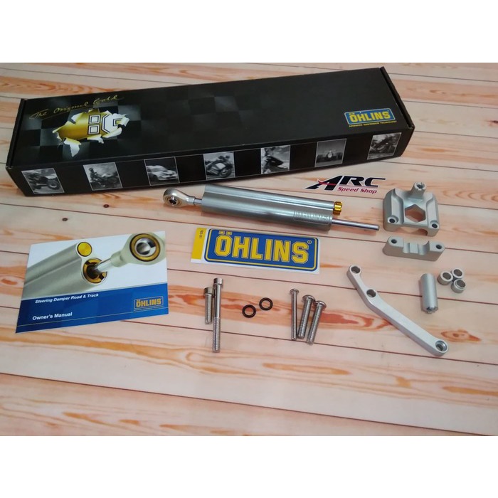 Steering Dumper Ohlins Original + Bracket R25 - Campaign Breket Damper #Original