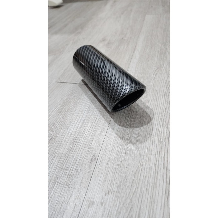 Mufler Buntut Kenalpot Universal Motif Carbon - MODEL KECIL