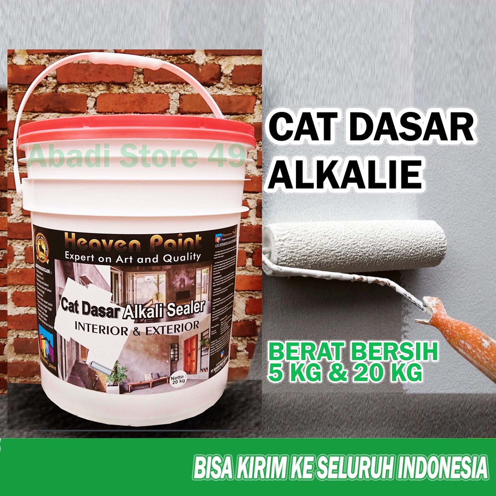 CAT TEMBOK DASAR ALKALIE SAELER 20 KG | CAT DASAR UNTUK TEMBOK | HASIL DOFF