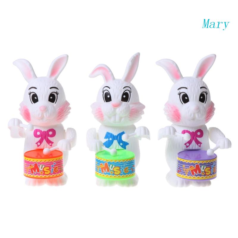 Mary Mainan Kelinci Paskah Lucu Pegangan Anak 5inch Untuk w/Perlengkapan Jarum Jam Untuk Bayi Laki-Laki Gi