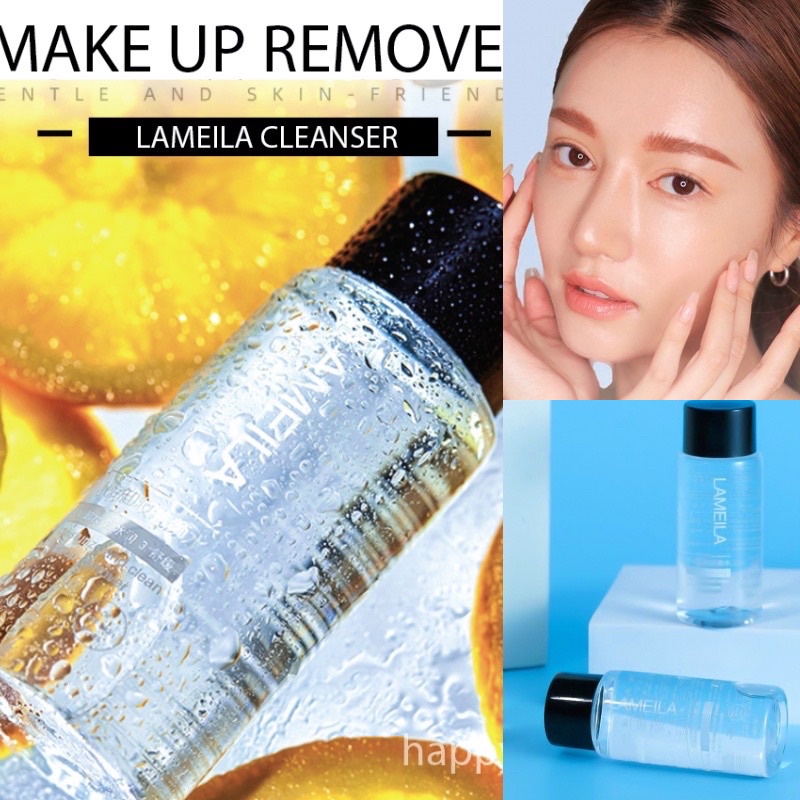 {Instant Cod Medan Termurah}LAMEILA Make Up Remover Pembersih Makeup Cleanser 60ml LA189