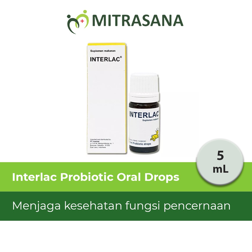 Interlac Probiotic Oral Drops 5 Ml