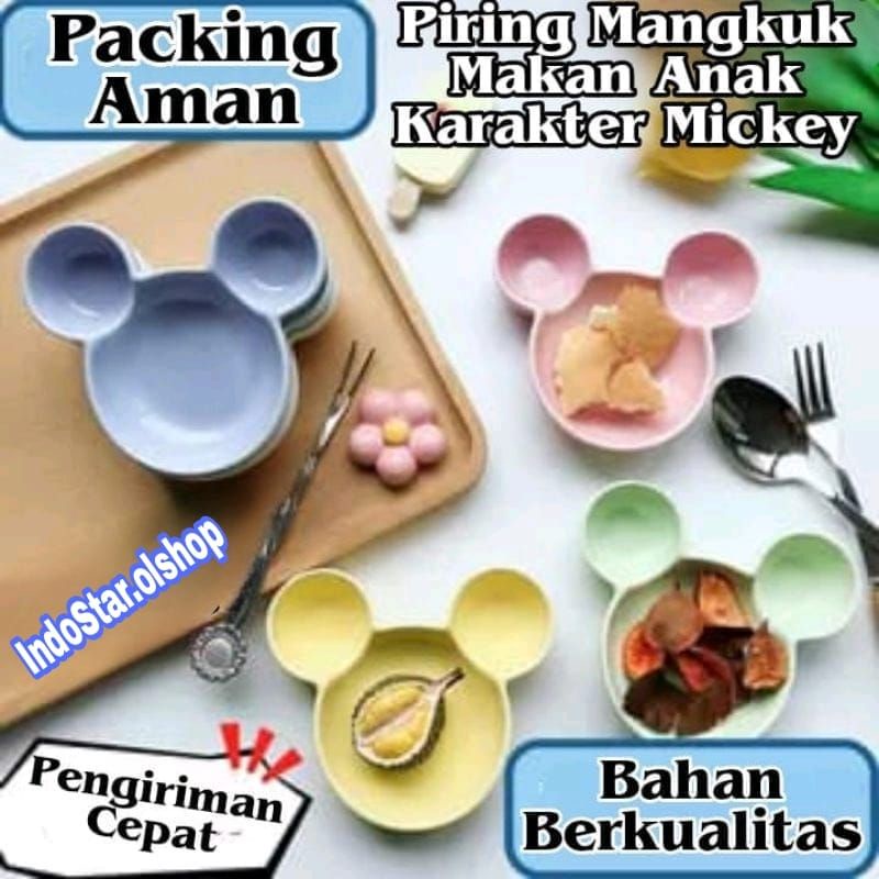 Mangkok Makan Bayi / Mangkok Makan Bayi Mickey⭐IndoStar.olshop⭐