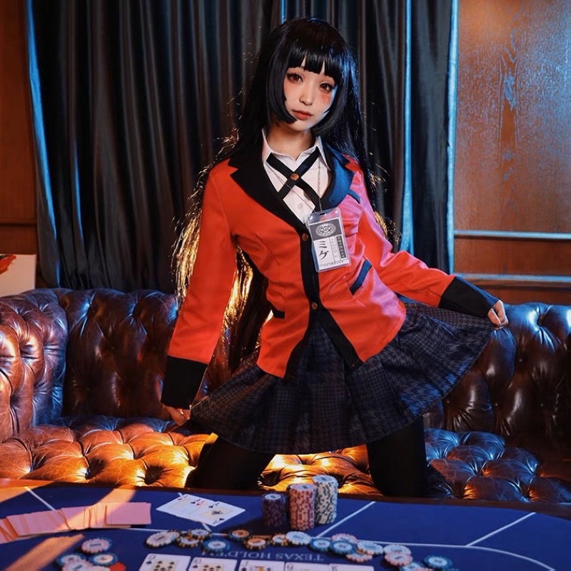 ready stock kakegurui cosplay costume size M