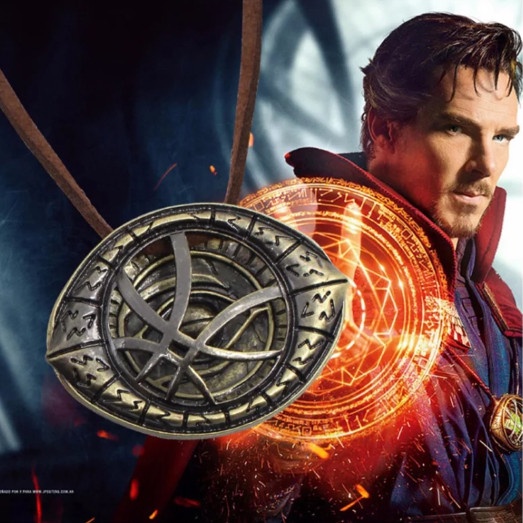 DOCTOR DR STRANGE KALUNG EYE OF AGAMOTTO NECKLACE COSPLAY AVENGERS