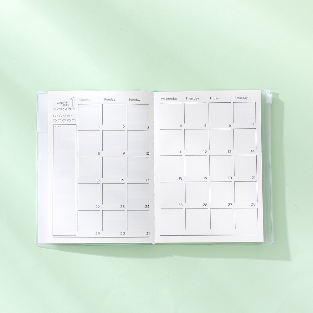 

Terlaris ✨ - Imoda 1pc 2023 Buku Notes / Agenda / Jadwal / Jadwal / Jadwal Mingguan Cover Plastik Anti Air3.1.23