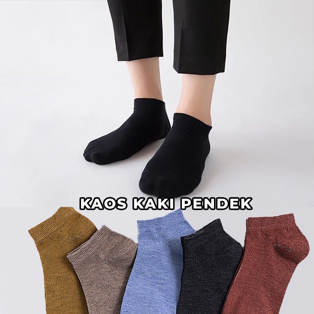 Kaos Kaki Pendek Polos Sock Pria Wanita Korea Kos Kaki Sekolah Ankle Anak Dewasa Kasual | GROSIRXPRESS